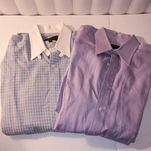 Robert Talbott Lavender and Blue Dress Shirts